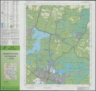 KA3_00015 Topografische kaart van een gedeelte van Noord-Holland met Wormer, Jisp, Oost-Knollendam, de Beemster.