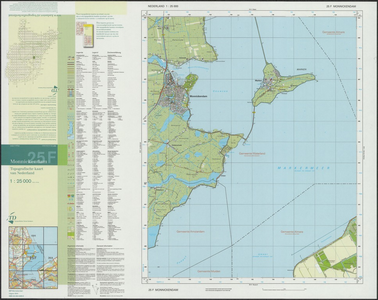 KA3_00019 Topografische kaart van een gedeelte van Noord-Holland met Monnickendam en Marken