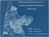 WAT001020313 Overzichtskaart van de kop van Noord-Holland met aangegeven het stemgedrag van gemeenten.