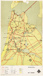 WAT001019864 Kaart van Noord-Holland met de verkeersverbindingen met het noorden na inpoldering van de Markerwaard