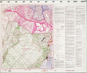 WAT001019885 Gedeelte van de Waterstaatskaart van Nederland met Haarlem, Haarlemmermeer, Zaandam, Amsterdam en Amstelveen.