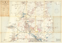 WAT001019900 Topografische waterkaart voor het watertoerisme met opgave van de afmetingen van de sluizen en bruggen in ...