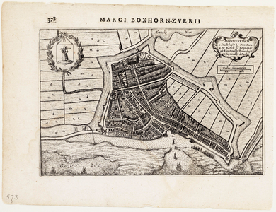 WAT001020093 Plattegrond van Monnickendam.