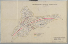 WAT001020084 Plattegrond van het eiland Marken met perceelsnamen en waterwegen.