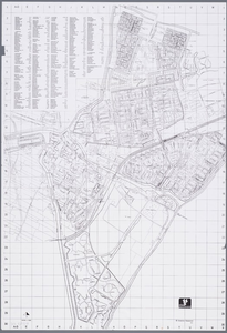 WAT001020183 Plattegrond van de gemeente Purmerend met straatnamen en ontwikkeling van wijk De Gors Zuid.