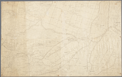 WAT001020199 Topografische kaart van een gedeelte van Noord-Holland met Purmerend, Wormer, Jisp, Neck, Knollendam, De ...