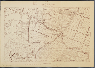 WAT001020202 Topografische kaart van een gedeelte van Noord-Holland met Knollendam De Starnmeer, Marken Binnen, De ...