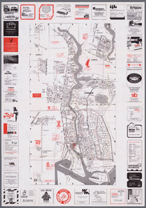 WAT001020322 Plattegrond van de Zaanstreek met Zaandam, Koog aan de Zaan, Westzaan, Zaandijk, Wormerveer, Assendelft en ...