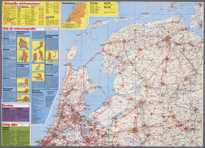 WAT001020326 Wegenkaart van Nederland.