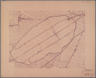 WAT001020335 Topografische kaart van de Wijde Wormer ten behoeve van de landinrichting