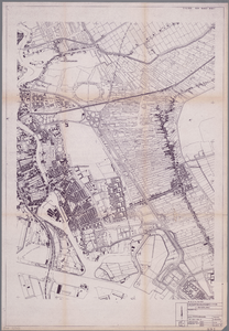 WAT001020270 Topografische kaart van Zaandam, Oostzaan en Haaldersbroek ten behoeve van de landinrichting