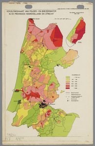 WAT001020279 Overzichtskaart van de landbouwwaterhuishouding in Noord-Holland en een gedeelte van Utrecht; kaart 4 ...