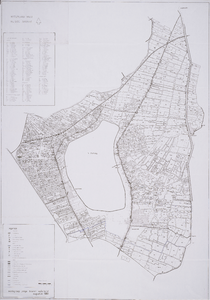 WAT001020349 Topografische kaart van West-Waterland, met Oostzaan, Purmerland, Den Ilp en Landsmeer en een deel van ...