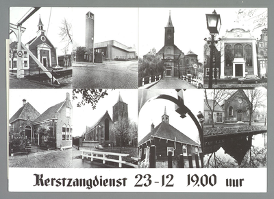 WAT001010935 St. Nicolaaskerk. Onze Lieve Vrouwe Sterre der Zee. St. Vincentiuskerk. Lutherse Kerk. Doopsgezinde Kerk. ...