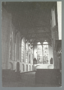 WAT001011037 Het interieur van de Grote of Sint-Nicolaaskerk in Edam.