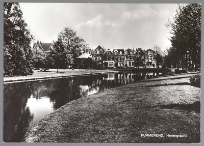 WAT001012592 Rechts en op de achtergrond Herengracht en links Nieuwegracht.