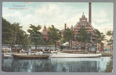 WAT001012631 Melkfabriek Hollandia. In 1896 kwam deze fabriek via een veiling in het bezit van de Hollandia uit ...