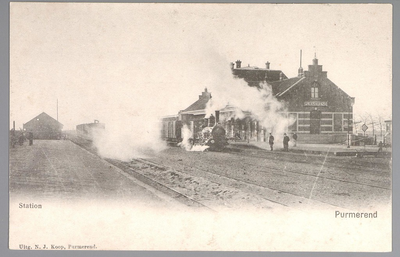 WAT001013021 Op 11 oktober 1882 kwam de eerste zandtrein in Purmerend aan voor de spoorweg naar Enkhuizen en op 12 mei ...