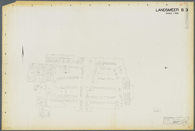 WAT001020584 Kadastrale kaart van Landsmeer,sectie B, blad 3