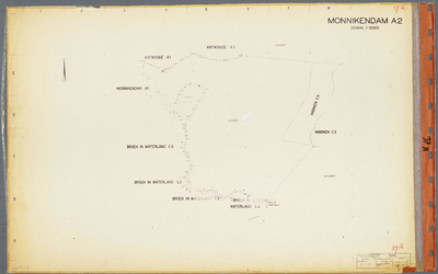 WAT001020614 Kadastrale kaart van Monnickendam, sectie A, blad 2