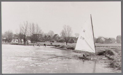 WAT001000979 IJszeilen, het kan in Edam zijn, maar waar?