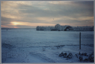 WAT001001617 Foto: winters landschap in Kwadijk.