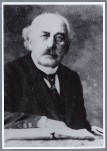 WAT001001920 Foto: burgemeester Johannes Marinus van Beek, geboren op 21-04-1855 te Ouderamstel.Burgemeester van ...