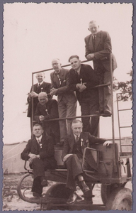 WAT001004941 Comité Purmerend Markstad.Tentoonstelling september 1946 in de Nieuwstraat.
