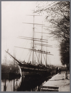 WAT001008947 Zeilschip Willem Eggerts rederij Brantjes. Dit schip kwam nimmer in Purmerend omdat het daarvoor te groot ...