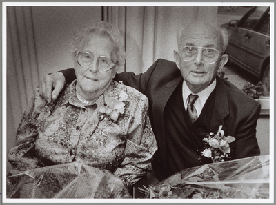 WAT001014227 Echtpaar van Bilhom 60 jaar getrouwd.