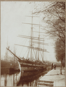 WAT001015839 Zeilschip Willem Eggerts rederij Brantjes. Dit schip kwam nimmer in Purmerend omdat het daarvoor te groot ...