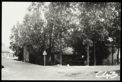 WAT050000567 Kop van het Zuideinde in de richting van 't Prooyen. Fotoverkenning Binnenstad 1964-1965, nr. C4-3