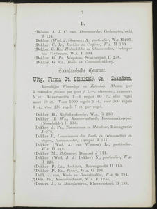  Adresboek van de Zaanstreek : Zaandam, Koog aan de Zaan, Zaandijk, Wormerveer, Krommenie, Westzaan en Oostzaan, pagina 29