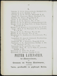  Adresboek van de Zaanstreek : Zaandam, Koog aan de Zaan, Zaandijk, Wormerveer, Krommenie, Westzaan en Oostzaan, pagina 44