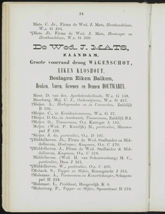  Adresboek van de Zaanstreek : Zaandam, Koog aan de Zaan, Zaandijk, Wormerveer, Krommenie, Westzaan en Oostzaan, pagina 46