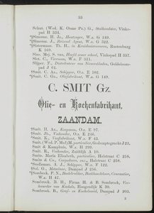  Adresboek van de Zaanstreek : Zaandam, Koog aan de Zaan, Zaandijk, Wormerveer, Krommenie, Westzaan en Oostzaan, pagina 55