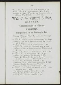Adresboek van de Zaanstreek : Zaandam, Koog aan de Zaan, Zaandijk, Wormerveer, Krommenie, Westzaan en Oostzaan, pagina 61