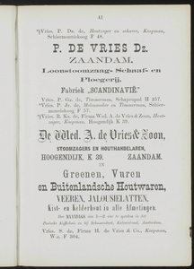 Adresboek van de Zaanstreek : Zaandam, Koog aan de Zaan, Zaandijk, Wormerveer, Krommenie, Westzaan en Oostzaan, pagina 63