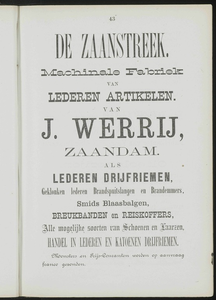  Adresboek van de Zaanstreek : Zaandam, Koog aan de Zaan, Zaandijk, Wormerveer, Krommenie, Westzaan en Oostzaan, pagina 65