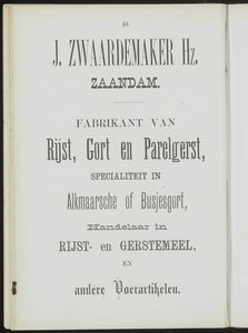  Adresboek van de Zaanstreek : Zaandam, Koog aan de Zaan, Zaandijk, Wormerveer, Krommenie, Westzaan en Oostzaan, pagina 68