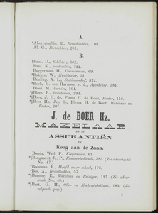  Adresboek van de Zaanstreek : Zaandam, Koog aan de Zaan, Zaandijk, Wormerveer, Krommenie, Westzaan en Oostzaan, pagina 87