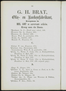  Adresboek van de Zaanstreek : Zaandam, Koog aan de Zaan, Zaandijk, Wormerveer, Krommenie, Westzaan en Oostzaan, pagina 88
