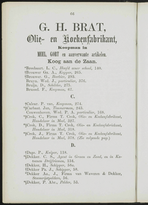 Adresboek van de Zaanstreek : Zaandam, Koog aan de Zaan, Zaandijk, Wormerveer, Krommenie, Westzaan en Oostzaan, pagina 88