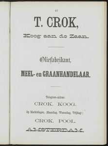  Adresboek van de Zaanstreek : Zaandam, Koog aan de Zaan, Zaandijk, Wormerveer, Krommenie, Westzaan en Oostzaan, pagina 89