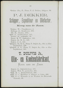  Adresboek van de Zaanstreek : Zaandam, Koog aan de Zaan, Zaandijk, Wormerveer, Krommenie, Westzaan en Oostzaan, pagina 90