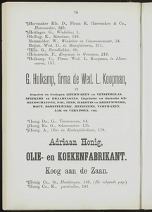  Adresboek van de Zaanstreek : Zaandam, Koog aan de Zaan, Zaandijk, Wormerveer, Krommenie, Westzaan en Oostzaan, pagina 92