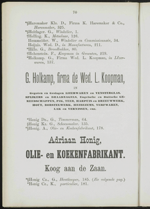 Adresboek van de Zaanstreek : Zaandam, Koog aan de Zaan, Zaandijk, Wormerveer, Krommenie, Westzaan en Oostzaan, pagina 92
