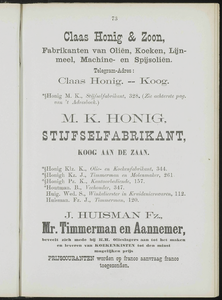 Adresboek van de Zaanstreek : Zaandam, Koog aan de Zaan, Zaandijk, Wormerveer, Krommenie, Westzaan en Oostzaan, pagina 95