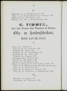 Adresboek van de Zaanstreek : Zaandam, Koog aan de Zaan, Zaandijk, Wormerveer, Krommenie, Westzaan en Oostzaan, pagina 104