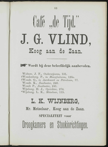  Adresboek van de Zaanstreek : Zaandam, Koog aan de Zaan, Zaandijk, Wormerveer, Krommenie, Westzaan en Oostzaan, pagina 105